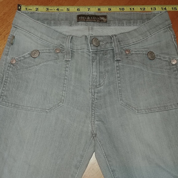 Rock & Republic Scorpion Utility Flare Jeans Sz 4R - Picture 2 of 7